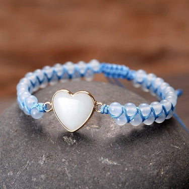 Heart of the Sea Blue Jasper Wrap Bracelet-Your Soul Place
